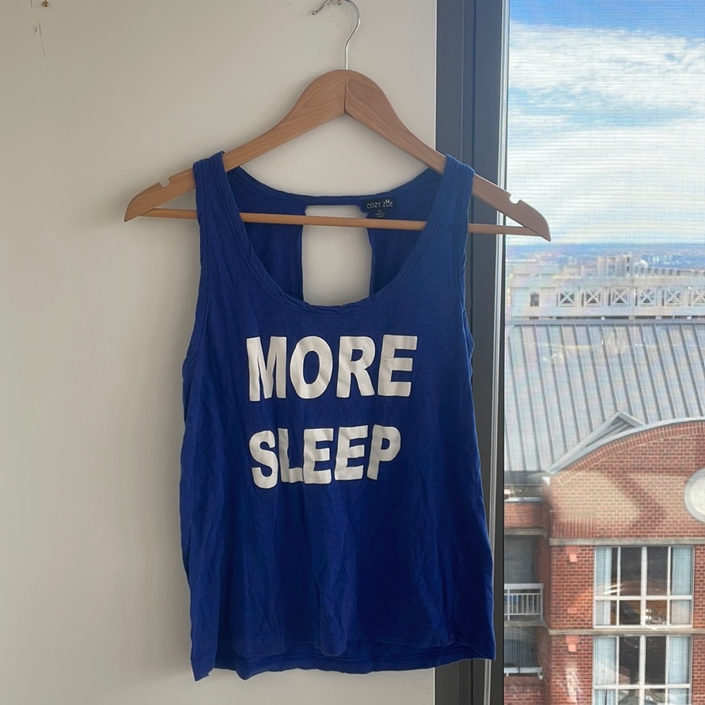 Cozy Zoe More Sleep Pajamas Shirt with Open back XS